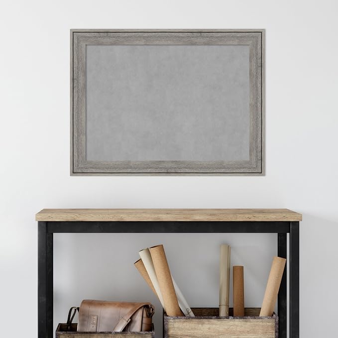 Amanti Art Grey Framed Magnetic Board 25x33 Medium Vision Board - Image 6