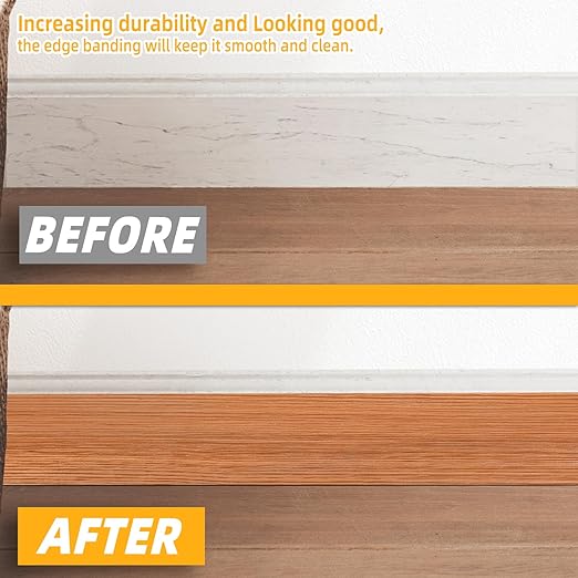 GSCIT Club Wood Grain Repair Tape, 2.3 inch X 25ft Self Adhesive Red Oak Grain Repair Patch for Tables, Chairs, Baseboards, Doors, Windows, Floors, Handicraft DIY.-DeskLoop Office