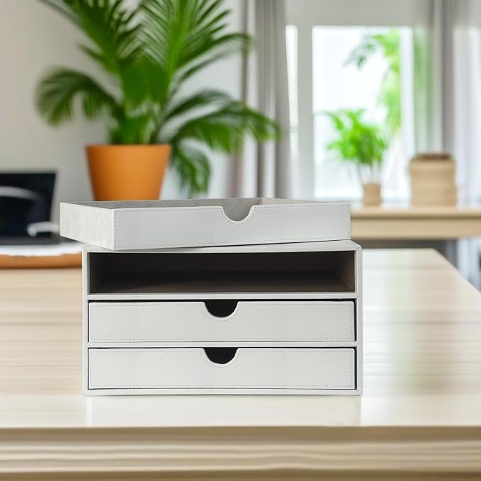 UnionBasic Document Organizer, 3-Drawer File Cabinet Document Storage Box - Image 7