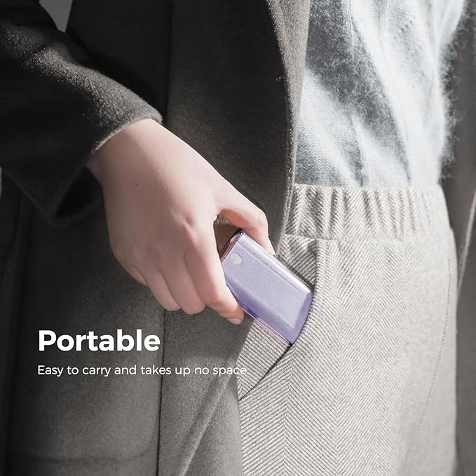 CLICK CLEAN Touchscreen Mist Cleaner, Screen Cleaner, All in One Screen Cleaner Spray with Microfiber and Phone Stand for All Phones, Laptop and Tablet Screens (Purple), W5131-DeskLoop Office