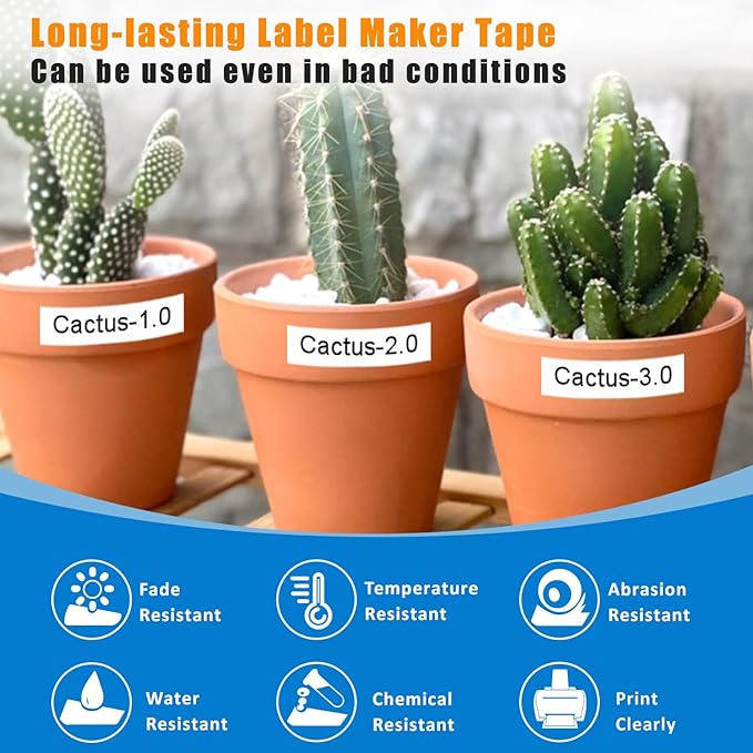 30-Pack Replacement for Brother P-Touch Label Tape TZe-231 TZ-231 TZe TZ Tape Laminated White Label Maker Tape Compatible with Brother Label Maker PT-D200 PT-D210 PTH100 PT-D400, 1/2" x 26.2'-DeskLoop Office