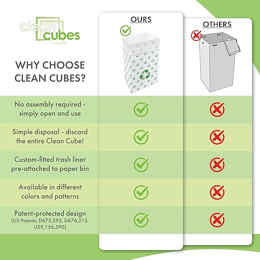 | 30 Gallon Multi-Liner Disposable Trash Cans (3-Pack) - Reusable Garbage and Recycling Bins for Parties, Events, and More (Recycle)-DeskLoop Office