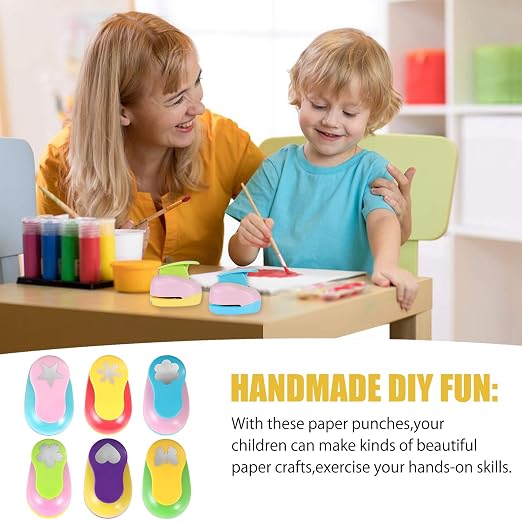 6 Pcs Colorful Craft Hole Punch - Image 8
