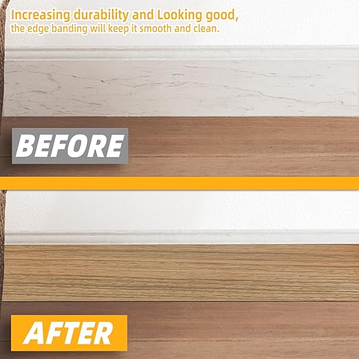 GSCIT Club Natural Walnut Wallpaper, 2.4 inch X 25ft Self Adhesive Wood Grain Repair Tape Walnut Repair Patch for Tables, Chairs, Baseboards, Doors, Windows, Floors, Handicraft DIY.-DeskLoop Office