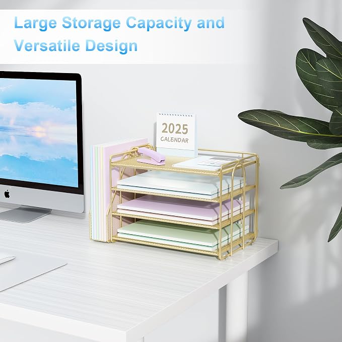 Spacrea Desk Organizers and Accessories, Paper Organizer - Image 7