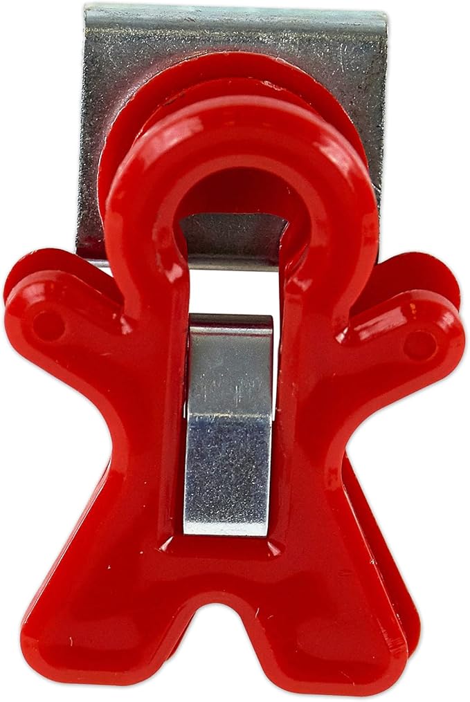 The Pencil Grip Magnet Man People Shaped Magnet Clips, Assorted Color, Set of 12, TPG-13212P-DeskLoop Office