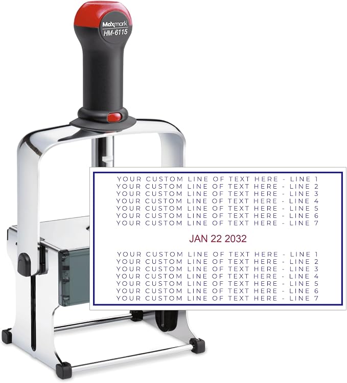 MaxMark Super Heavy Duty Date Stamp by Maxmark