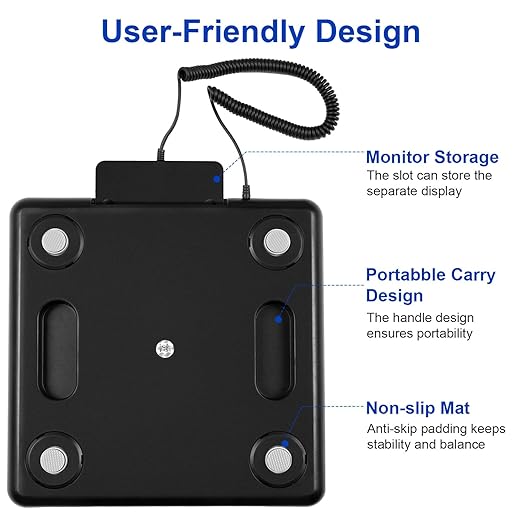 Digital Shipping Postal Scale 440lb/0.5oz Accuracy! Lightweight Carbon Fibre Commercial Weight Scale for Package, Small Business, Mail, Warehouse, Home, Luggage, Battery&Charging Cable Included-DeskLoop Office