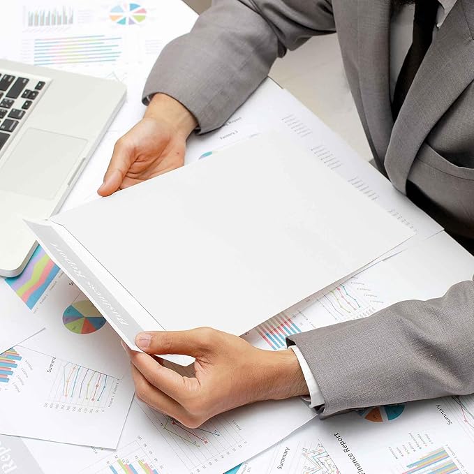 ValBox 9x12 Self Seal Catalog Envelopes 250 Packs White Envelopes with Peel and Seal Flap for Mailing, Organizing and Storage-DeskLoop Office