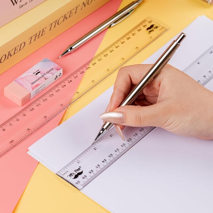 Mr. Pen- Bulk Plastic Rulers, 12 Inch, 50 Pack, Easy-to-Read Markings | - Image 7