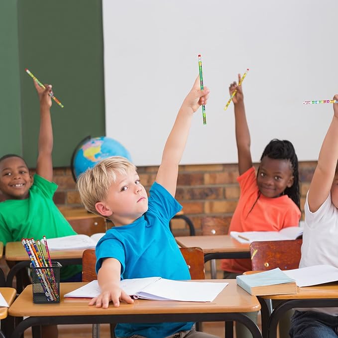 Cinrobiye 200 PCS Bible Pencils Bulk,Christian Gifts for Children Wood Pencils with Erasers Inspirational Religious Supplies for School Prizes Classroom Exchange Gift Party Favors,Stationary Gifts-DeskLoop Office