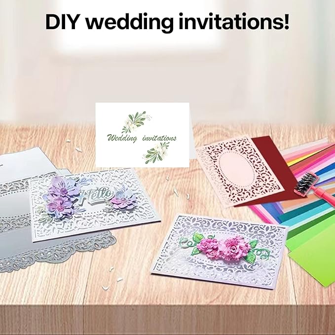 100 Sheets White Shimmer Cardstock 8.5 x 11 Certificate Paper, Goefun 80lb Pearlescent Paper for Invitations, Certificates, Crafts, DIY Cards-DeskLoop Office