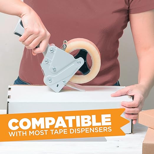 Tape King Clear Packing Tape - XL 110 Yards Per Roll (36 Rolls) - 1.88 Inch Wide Stronger & Thicker 2.7mil, Heavy Duty Adhesive Industrial Depot Tape for Moving Packaging Shipping and Commercial-DeskLoop Office