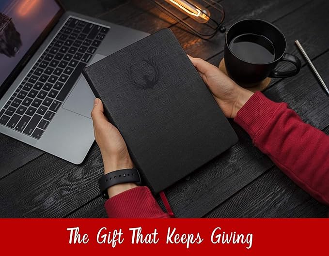 The Phoenix Journal - Best Daily Goal Planner, Organizer, & Calendar for Goal Setting, Gratitude, Happiness, & Productivity - Vision Board & Habit Tracking - 12 Weeks, Undated, Hardcover (Executive)-DeskLoop Office