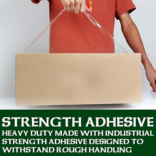 HERKKA Clear Packing Tape, 18 Rolls Heavy Duty Packaging Tape for Shipping Packaging Moving Sealing, Thicker Clear Packing Tape, 2 inches Wide, 65 Yards Per Roll, 1170 Total Yards-DeskLoop Office