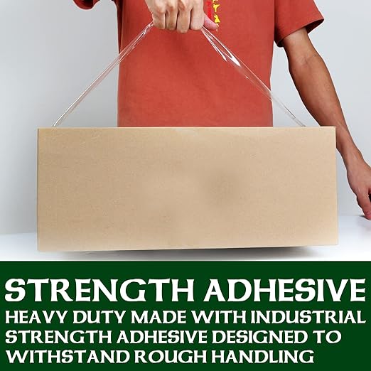 HERKKA Clear Packing Tape, 18 Rolls Heavy Duty Packaging Tape for Shipping Packaging Moving Sealing, Thicker Clear Packing Tape, 1.88 inches Wide, 65 Yards Per Roll, 1170 Total Yards-DeskLoop Office