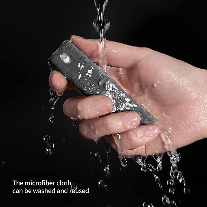 CLICK CLEAN Screen Cleaner, Fingerprint Proof Screen Cleaner Spray, All-in-One Cleaner with Microfiber, Shell and Phone Stand for All Phones, Laptop and Tablet Screens (Grey)-DeskLoop Office