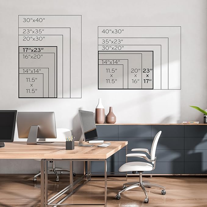 U Brands Cork Bulletin Board,18 x 24 Inches, Light Birch Wood Frame (265U00-01)-DeskLoop Office