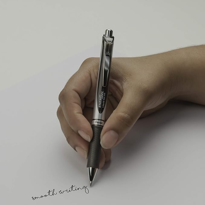 Pentel EnerGel RTX Retractable Liquid Gel Pen Canister - Image 7