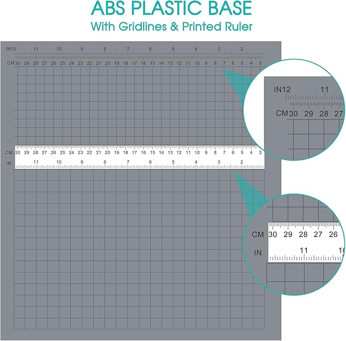 Paper Cutter, Paper Trimmer with Safety Guard, 12" Cut Length Paper Slicer with 16 Sheet Capacity Paper Cutting Board,Guillotine Paper Cutters and Trimmers for Cardstock Cardboard Vinyl (Gray)-DeskLoop Office