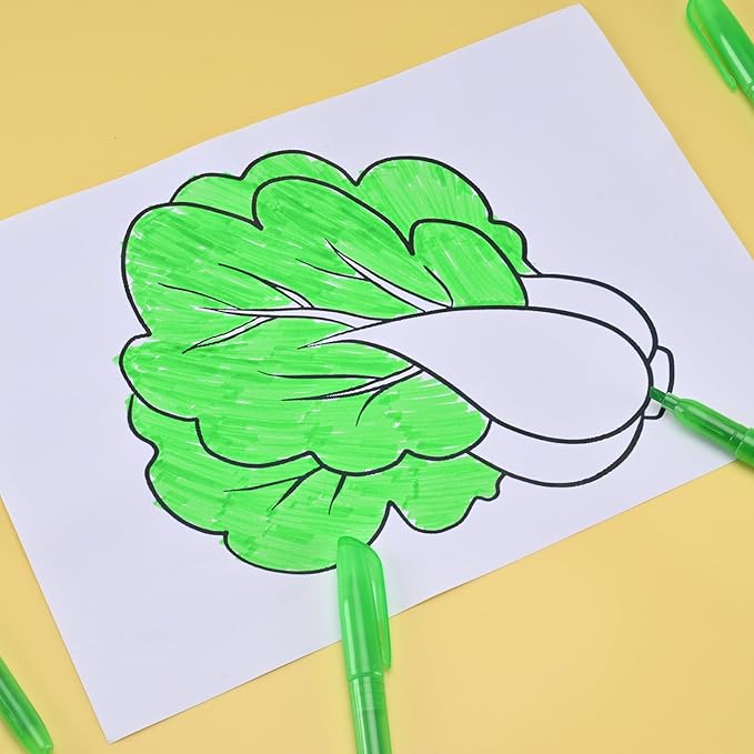 coruscant Green Highlighter,40 Packs of highlighters, Chisel Tip Marking, Quick Drying, No Bleed for Teacher Students Organizing and Coloring in the Classroom, Home, Office-DeskLoop Office