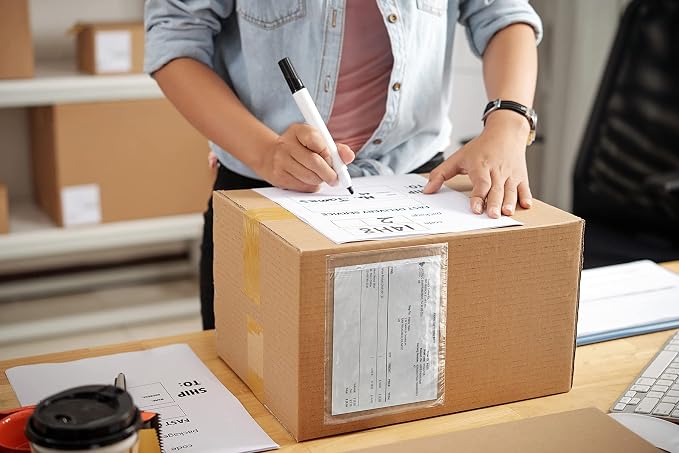 APQ Clear Top Loading Packing List Envelopes, 9.5 x 12 Inches. 500 Pack Packing - Image 6