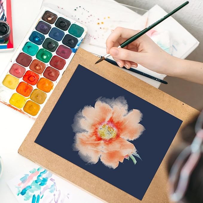 OcePor 100 Sheets Navy Blue Cardstock Paper, Colored Printer Paper 8.5 x 11, Thick Construction for Cards Making, Scrapbook,Office Printing, Invitations, Certificates,DIY Crafting 92 lb/250gsm-DeskLoop Office