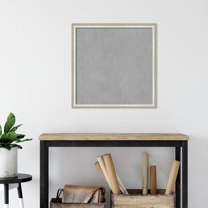 Amanti Art Silver Framed Magnetic Board 26x26 Medium Vision Board - Image 6