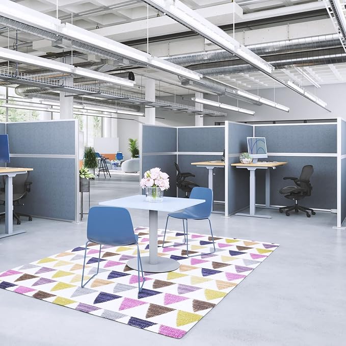Versare Hush Panel Cubicle Kit | Workstation Partition Walls | Sound Dampening Cubicle Walls | Partitions for Desks-DeskLoop Office