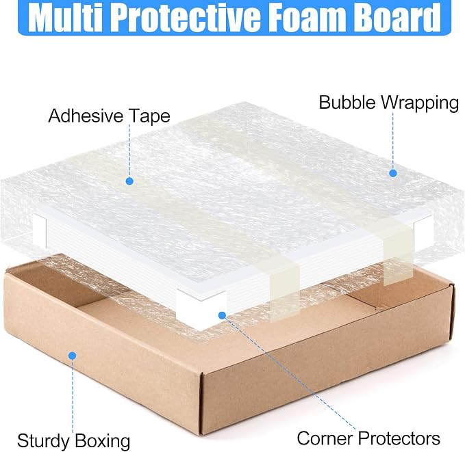 ToLanbbt 12 Pack White Foam Board, Displaying - Image 7