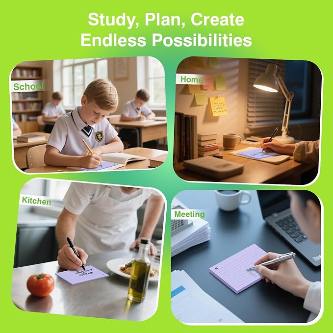 250 Pcs Colored Index Cards - Image 7