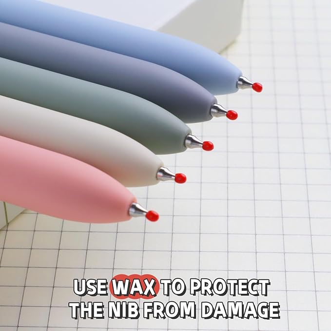 Gel Pens, 5 Pcs 0.5mm Black Ink Pens Fine Point Smooth Writing Pens, High-End Series Pens for Journaling Note Taking, Cute Office School Supplies Gifts for Women Men (Morandi)-DeskLoop Office