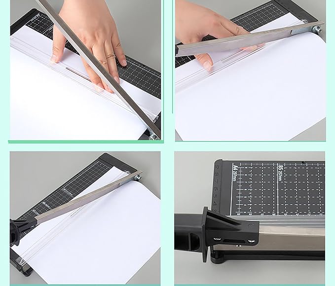 A4 Heavy Duty Paper Cutter, 15.6 in x 8.8 in 8 Sheets Capacity Paper Trimmer - Image 9