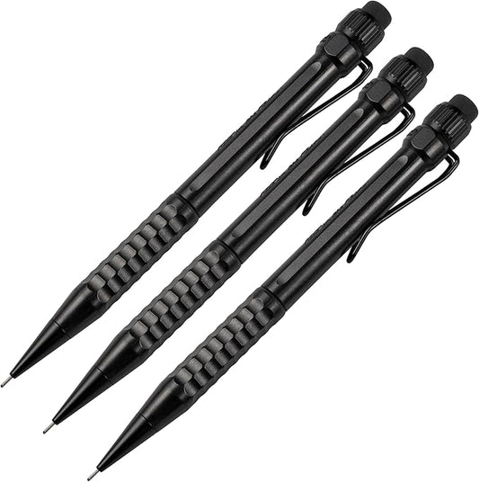 Rite in the Rain Weatherproof Mechanical Twist Pencil, Black Barrel, 0.9mm Black Lead, 3 Pack (No. BK9-3)-DeskLoop Office