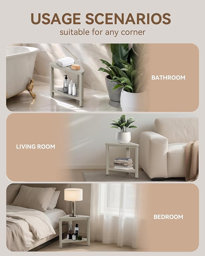 Shower Foot Rest 15in, HDPE Waterproof Shower Stool - Image 8