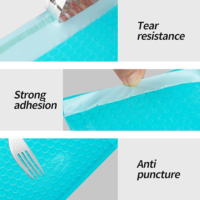 Bubble Mailers 8.5x11inch 40Pack Teal Bubble Mailers Self-Seal Padded Mailing Envelopes Bubble Opaque Padded Mailer for Small Businesses to Package and Mail Jewelry Cosmetics#2-DeskLoop Office