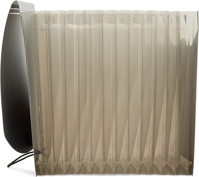 Amazon Basics Expanding Organizer File Folder, Letter Size - Black & Gray, 2-Pack-DeskLoop Office