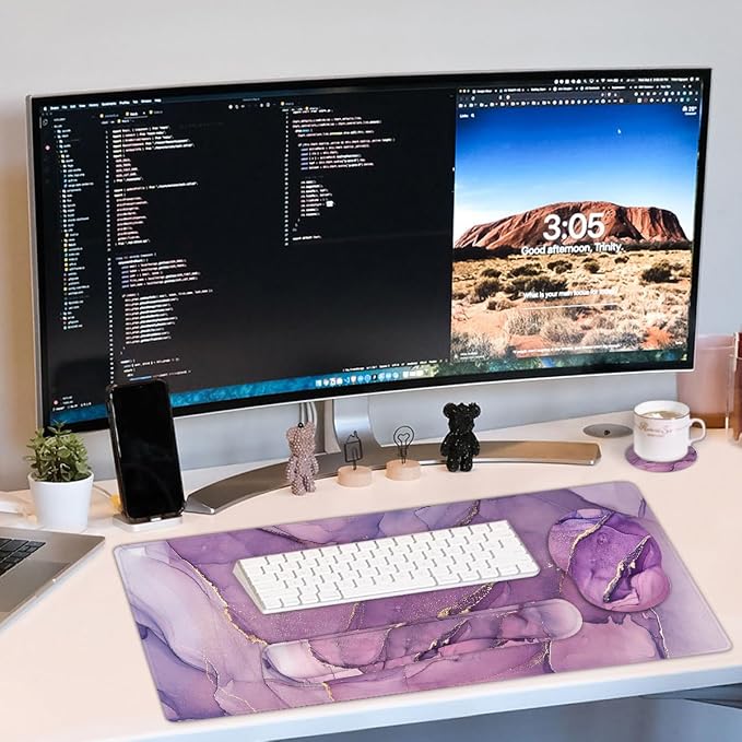 4-in-1 Gaming Mouse Pad Wrist Support Set,Desk Pad + Mouse Pad - Image 6