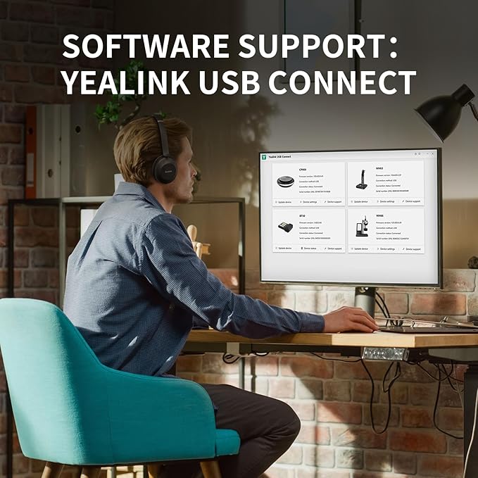 Yealink UH37 Professional USB Headset with Microphone for PC Laptop Noise Cancelling & Volume Control VoIP Skype Online Conference(USB-A)-DeskLoop Office