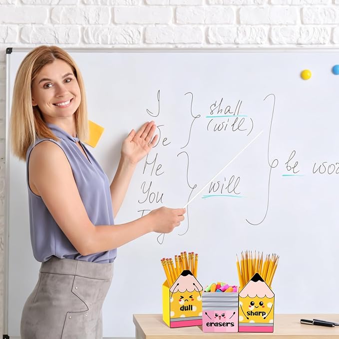 ZCPZT 3 Pcs Sharp and Dull Pencil Holder Eraser Buckets - Image 7