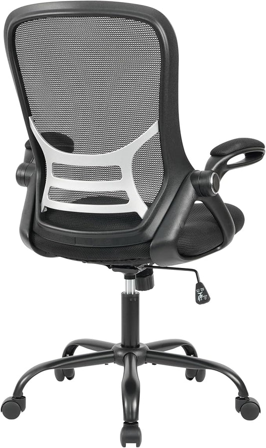 HYLONE Office Chair Ergonomic Desk Chair with Adjustable Armrests, Mesh Executive Chair, Home Office Computer Chairs for Long Hours(Black)-DeskLoop Office