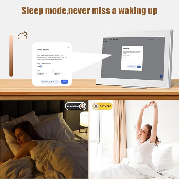 15.6-inch Wall Digital Calendar,2025 Smart WiFi Calendar & Chore Chart,Full HD Touchscreen Interactive Display for Family Schedules-Wall/Desk Mountable Planner,Meeting Reminders & Deadline Tracking-DeskLoop Office