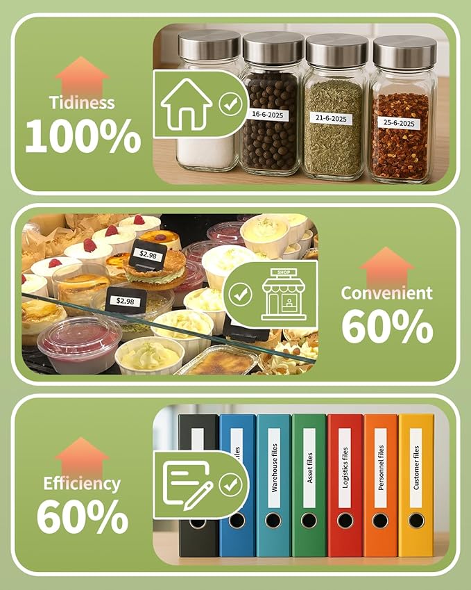 Colorty Label Maker Tape Refill Compatible with TZ TZe Tape 12mm 0.47 Laminated White TZe-231 TZe231 Replace for Brother P Touch Label Tape PT-D210 D220 1180 1280 1750 2030, 1/2" (12 mm x 8m, 4 Pack-DeskLoop Office