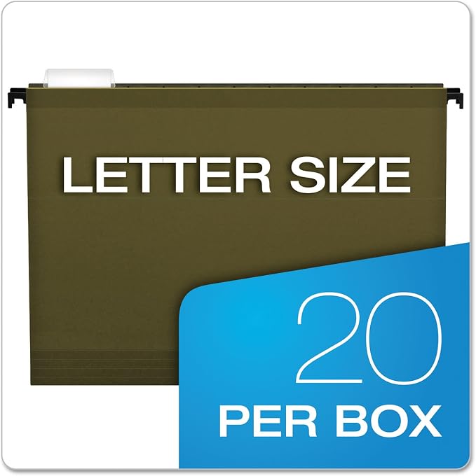 Pendaflex SureHook Reinforced Extra Capacity Hanging Folders, Standard Green - Image 7