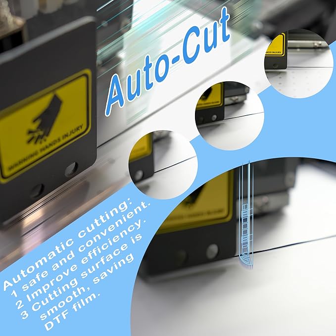 Lancelot Auto-Maintenance M1630 Pro DTF Bundle with Roll Feeder,White Ink Circulation for DIY T Shirt Printing,Doubled Speed Over L1800,L805 DTF Printer Machine(Printer+Oven+Laptop+Consumables)-DeskLoop Office