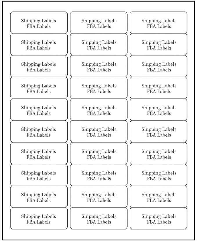 Address Labels for Inkjet Printers 1" x 2-5/8", Pack of 750 Labels-DeskLoop Office