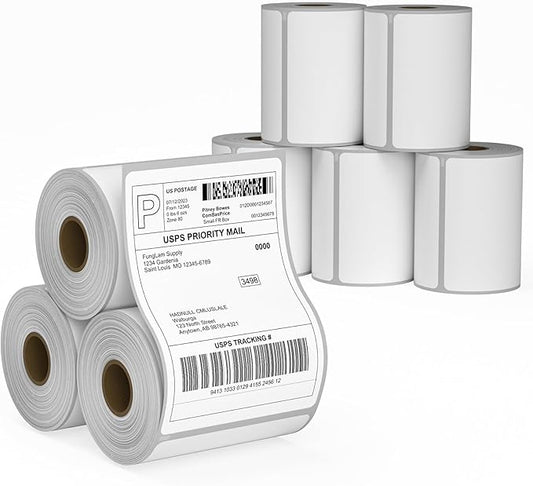 8 Rolls 4XL Labels 4"x6" Direct Thermal Shipping Label Compatible with LabelWriter 4XL 1744907 Thermal Postage Labels, 220 Labels/Roll-DeskLoop Office
