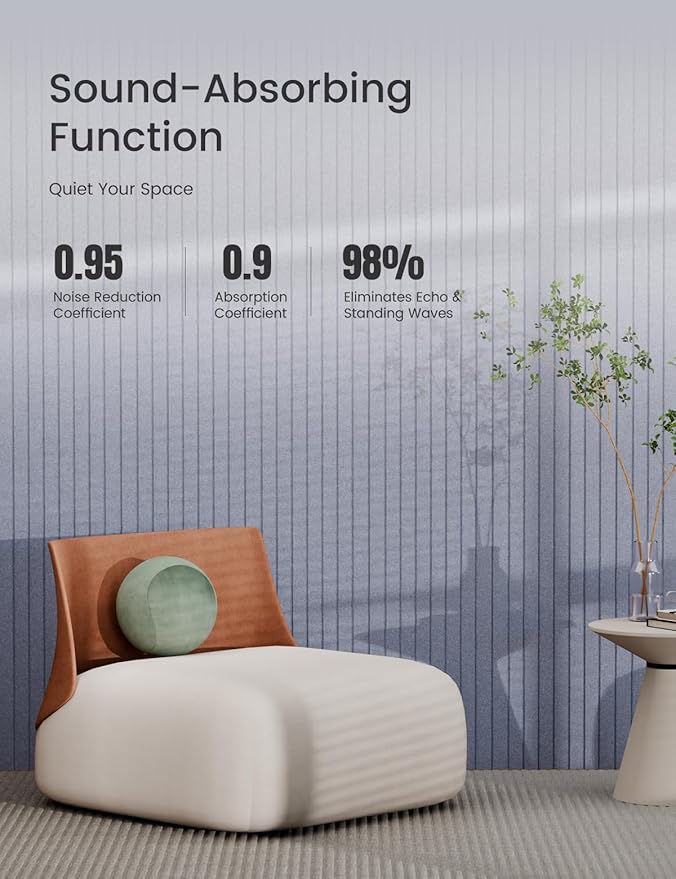 Bumusty Large Cork Board Alternative-47 x35 Felt Bulletin Board Tiles, with 30 Pushpins, 70 Adhesive Tabs, 12-Pack Slat Wall Paneling, Cork Boards for Office Push Pin Board Felt Board-Soft Periwinkle-DeskLoop Office