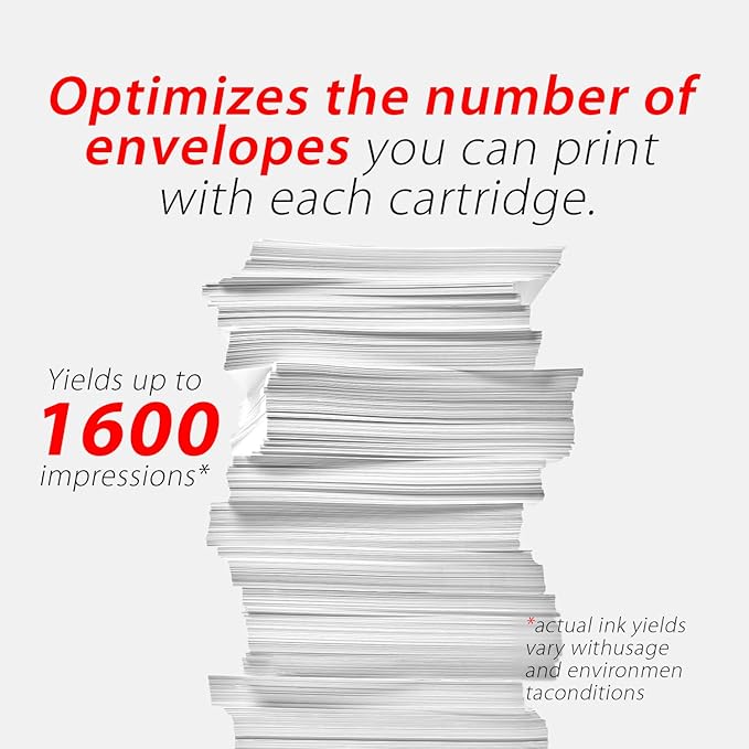 High Capacity SL-870-1 XXL Red Ink Cartridge Compatible with SL870-1 SL8701 XXL Fluorescent Red Ink Replacement for Pitney Bowes SendPro Mailstation Postage Meter (CSD1) 2-Pack (2×16ML)-DeskLoop Office