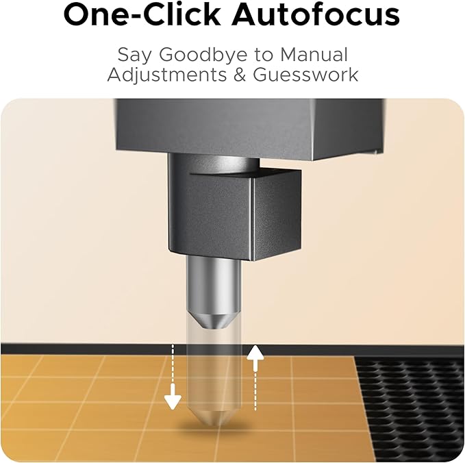 OMTech 55W Polar Lite, Desktop CO2 Laser Engraver and Cutter, 20"x12" Compact Laser Engraving Machine with Built-in Exhaust Fans & 0.5gal Water Tank, Laser Cutting Machine for Wood Acrylic Glass More-DeskLoop Office